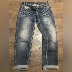 ZCO Embellished Denim Capris Sz. 9Juniors